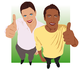 mixed race couple