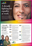 A decade fighting for equality  at work